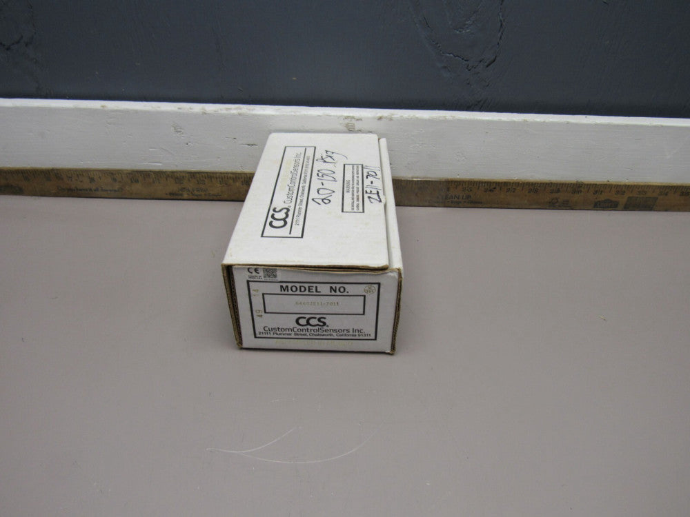 CCS 646GZE11-7011 CUSTOM CONTROLS PRESSURE SWITCH, 20-150PSI 125/250/480VAC