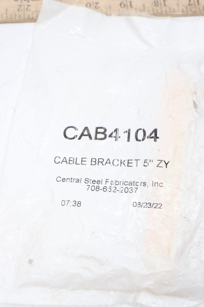 Central Steel Fabricators Inc Cable Bracket 5" ZY CAB4104
