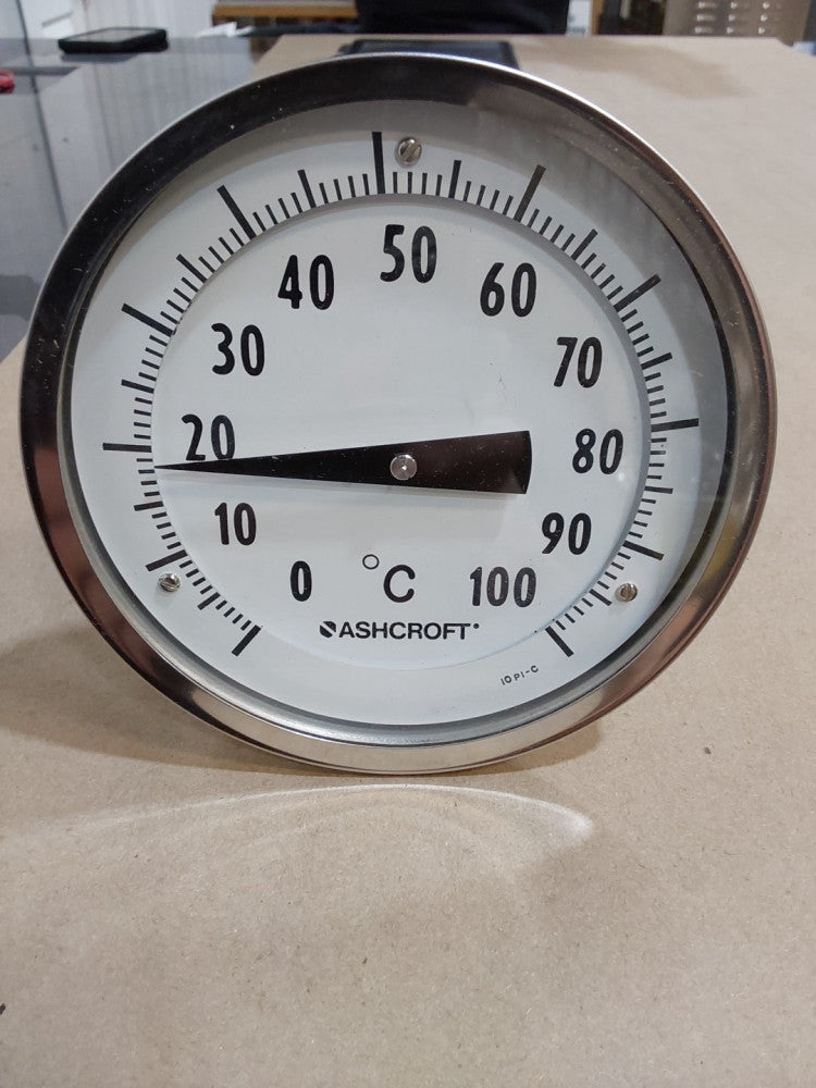ASHCROFT 5" Bimetal Thermometer 12" Stem 7TA-35070-008
