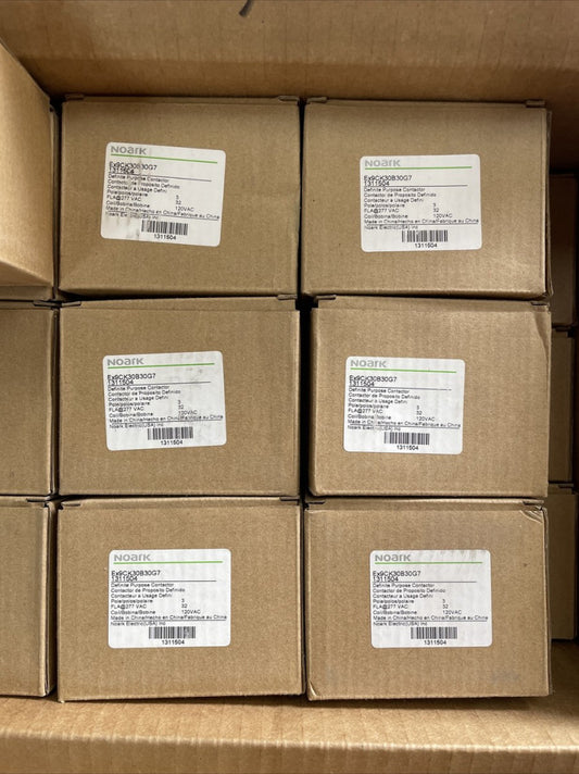 ( 1 ) NOARK Ex9CK30B30G7 1311504 DP Contactor 3 Pole  32 AMP 120V ~ NEW
