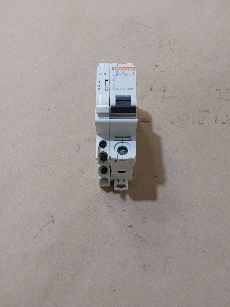 NEW MERLIN GERIN C4A 60105 MULTI 9 C60 1 POLE 4 AMP 240 V CIRCUIT BREAKER