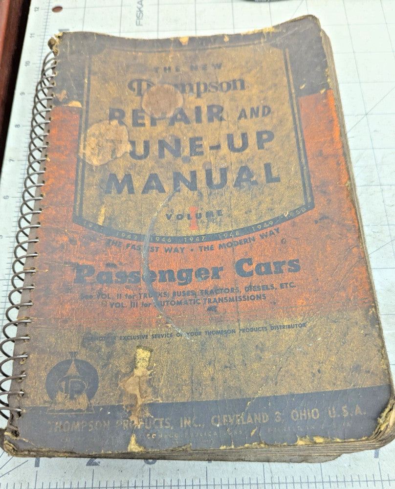 1951 THOMPSON REPAIR & TUNE-UP MANUAL VOLUME I 1941-50 Passinger Cars [RSOF]#2