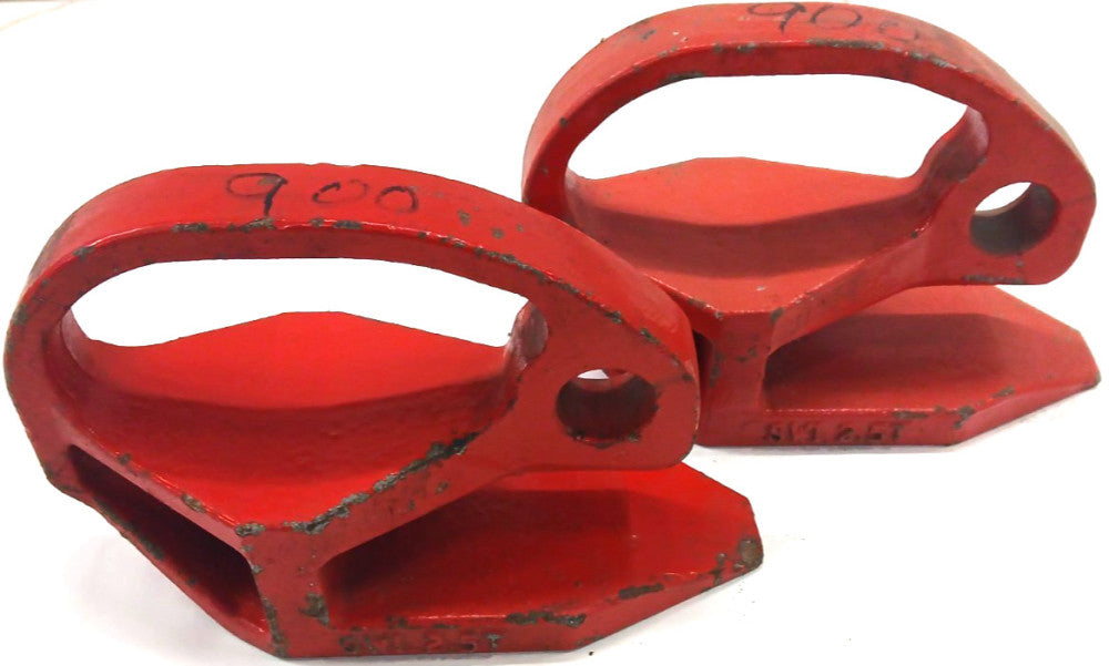 DAWSON CONSTRUCTION PLANT SWL 2.5 TON STEEL HANDLING SHOE TYPE 900  LOT OF 2