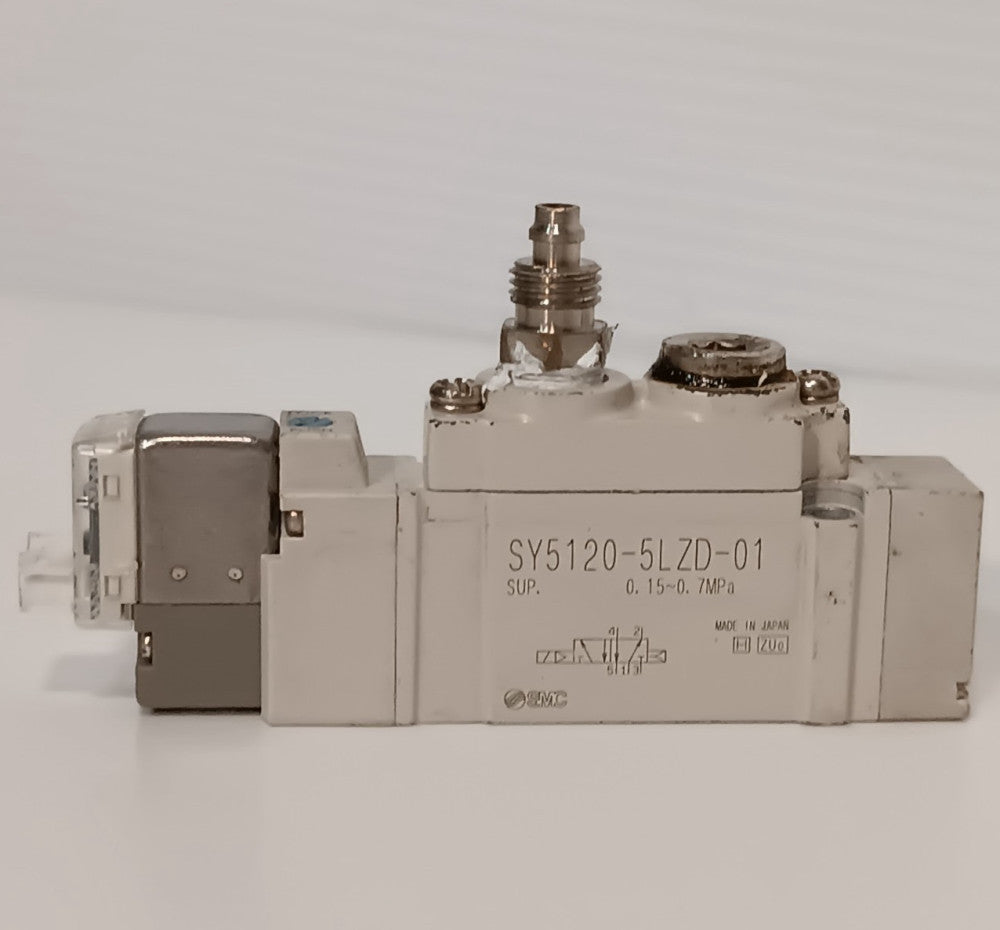 SMC SY5120-5LZD-01 Solenoid Valve, Made in Japan, SY51205LZD01