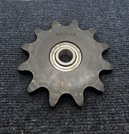 100I 12H-3/4: Heavy Duty Idler Sprocket 12 Tooth with Bearing