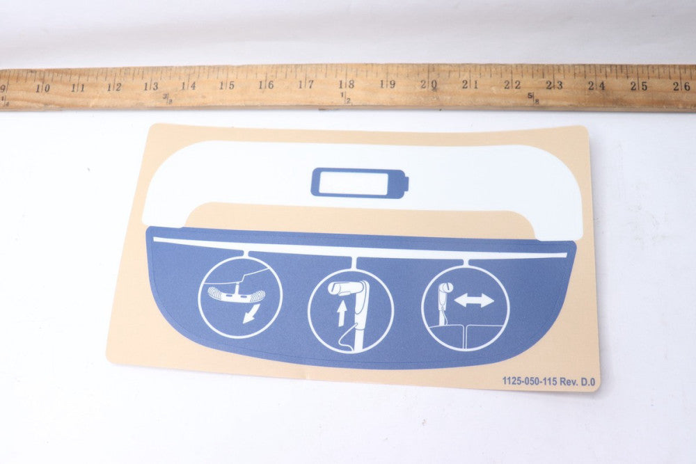 Zoom Operation Label 1125-050-115