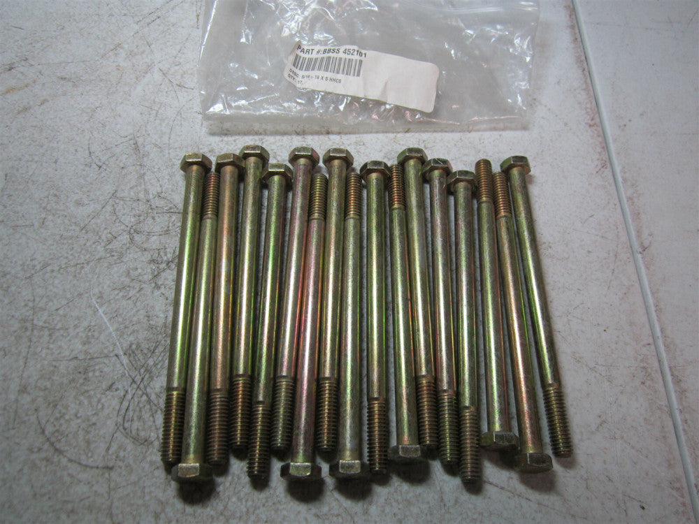 Brighton Best (452101) 5/16" - 18 Diameter 5" OAL Hex Cap Screws - Pack of 17