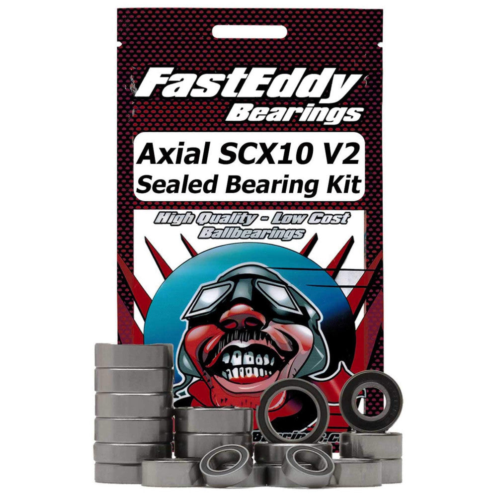 Fasteddy Bearings Sealed Bearing Kit Axial Scx10 Ii V2 Tfe4437 Electric Car/truc