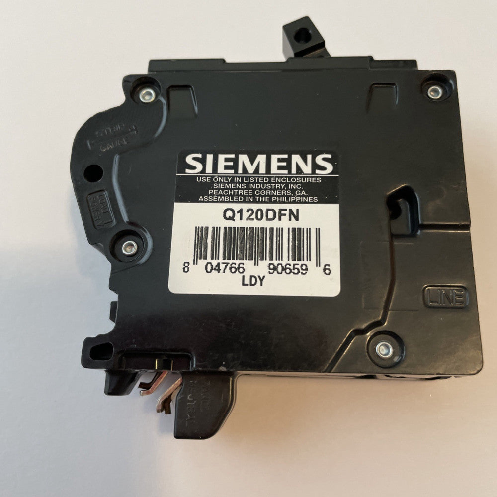 NEW! Circuit Breaker Siemens Q120DFN 20 Amp Dual AFCI/GFCI Plug On Neutral READ