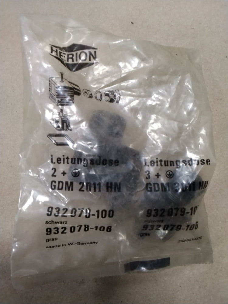HERION SOLENOID PLUG GDM 2011 HN, 932078-100 *SEALED BAG* E105
