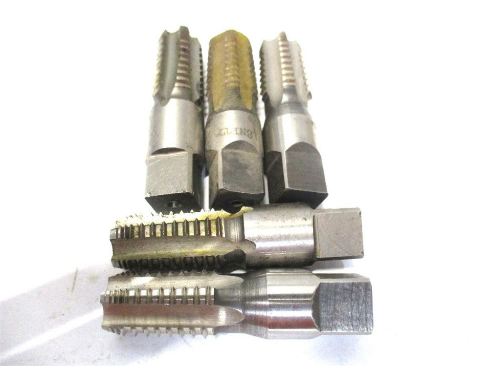 NEW 3/8-18 NPTF HSS Straight Flute Tap - 5 QTY
