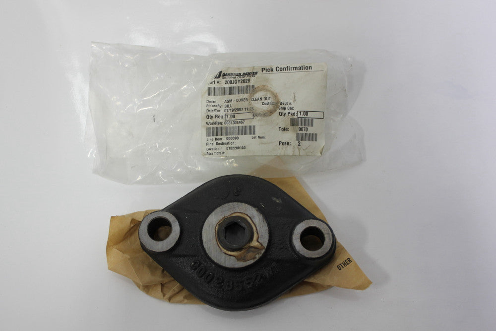  GARDNER DENVER OEM ASM CLEAN OUT COVER 200JGY2028  (S8-3-28F)