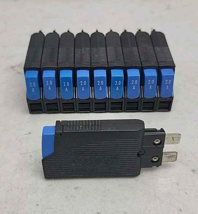 10 Pack ETA FR 1180-01-2.0A 2 Amp Circuit Breaker 11800120A *USED