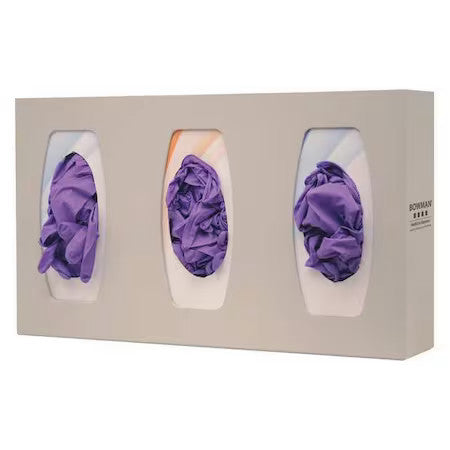 Bowman Dispensers Gl300-0212 Glove Dispenser, Abs, Holds (3) Boxes ,Beige