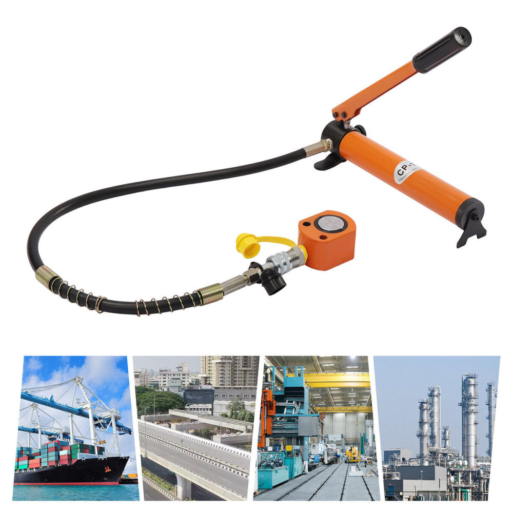 CP-180 Manual Hydraulic Hand Pump and Hydraulic Jack 10T 0.43inch Stroke