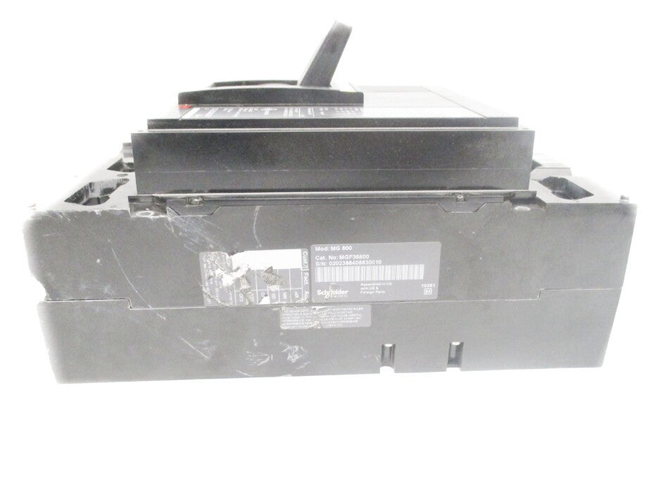 SQUARE D MGF36800 800A 600V (AS PICTURED) NUPI