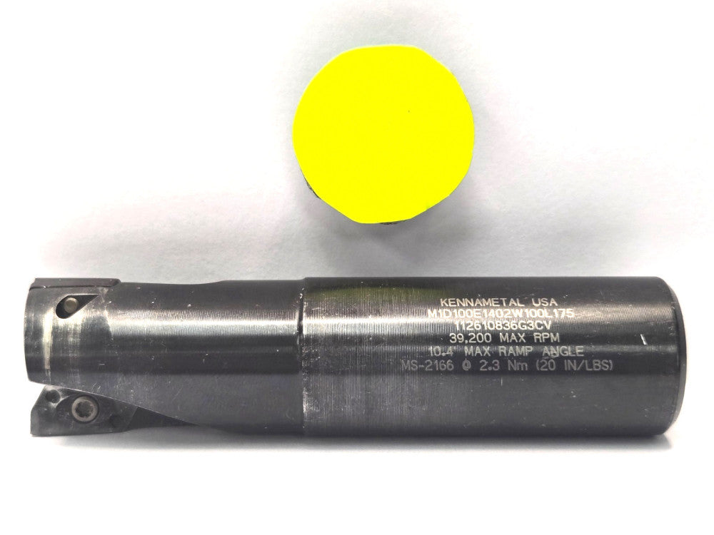 KENNAMETAL *M1D100E1402W100L175* INDEXABLE SQUARE-SHOULDER END MILL
