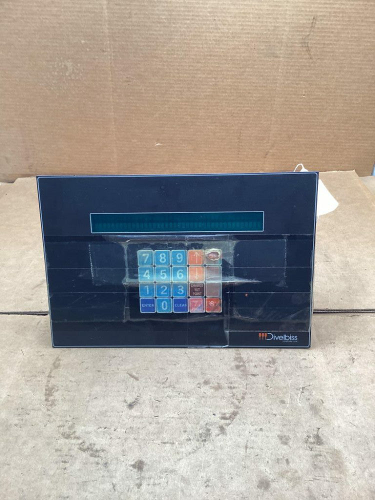 Divelbiss Flame Plasma Analyzer Operator Interface Panel;  EX-BBB-VSF-F