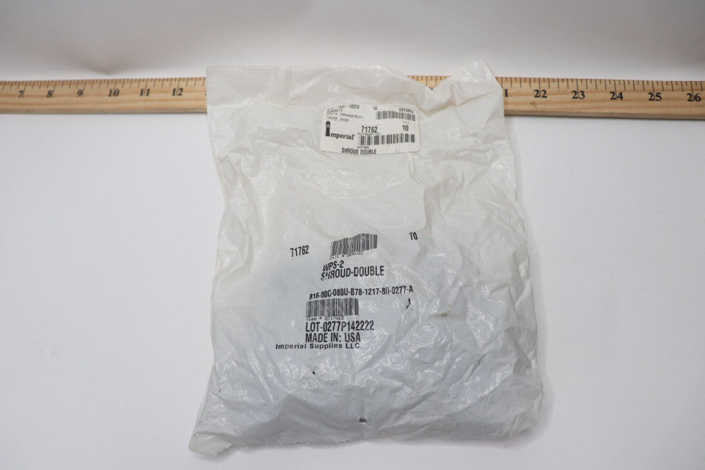 (10-Pk) Imperial Shroud Double Female Terminal Plastic 12V 20A 71762