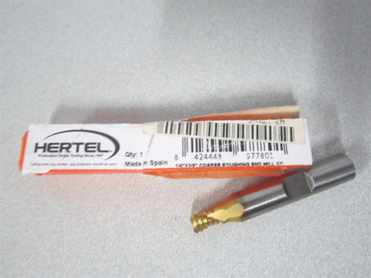 (CCRST-233) 1/4" x 3/8" x 5/16" x 2-1/8" OAL Cobalt 3Fl RH Roughing End Mill