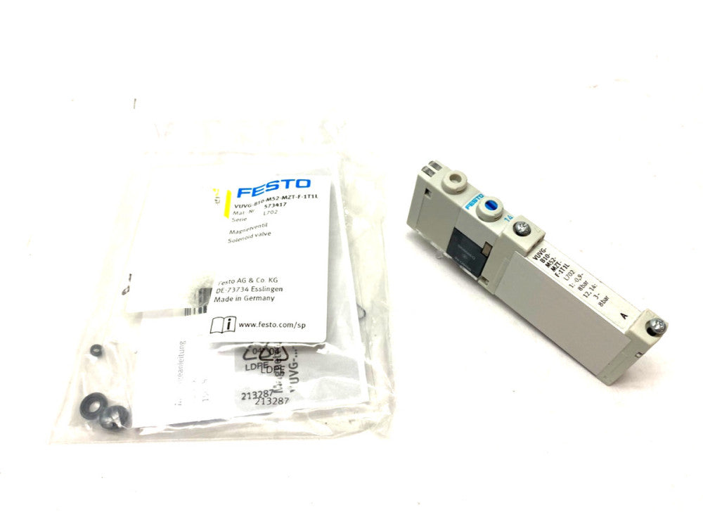 Festo VUVG-B10-M52-MZT-F-1T1L Solenoid Valve, Monostable, 5/2-Way 573417