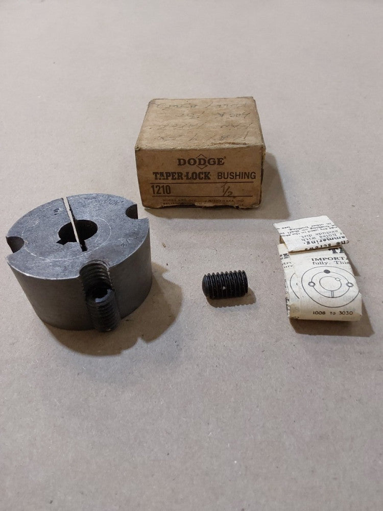 BALDOR DODGE 1210 X 1/2 TAPER-LOCK BUSHING WITH KEYWAY 