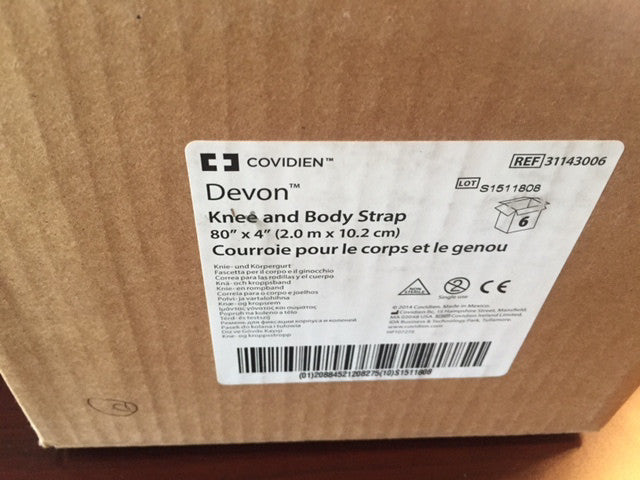 Covidien 31143006, 4" x 80" Case of 6 (NEW)