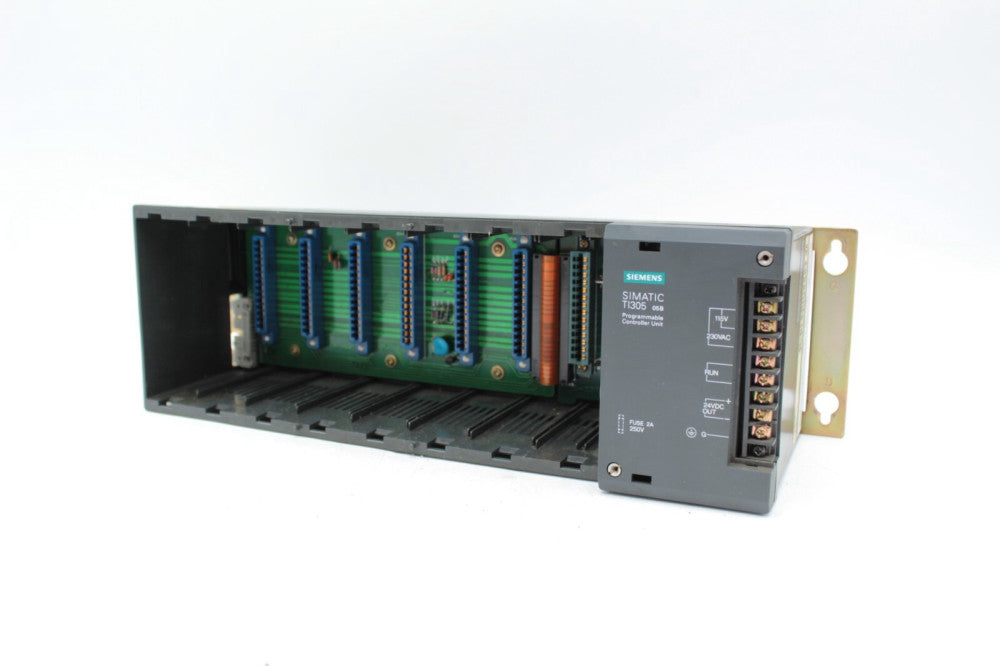 Siemens Simatic TI305-05B 8 Slot PLC Rack with Built-In CPU