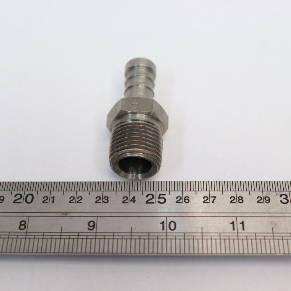 E010 Nipple Stainless Steel 5/8" X 1/2"