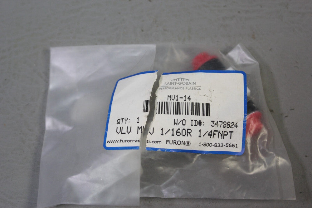 NEW SAINT GOBAIN FURON METERING VALVE MV1-14