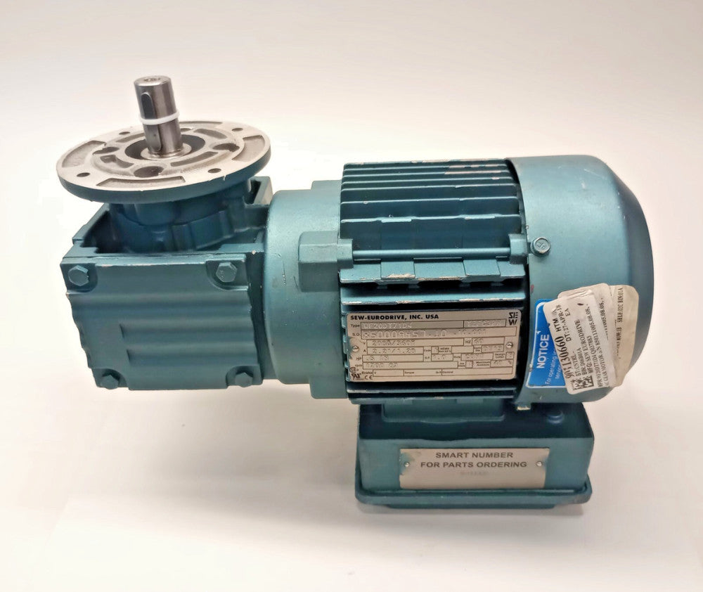 SEW EuroDrive WF20DT71D4-19.54 Used Gear Motor 3ph 0.5hp 1700/87rpm Ratio 19.54