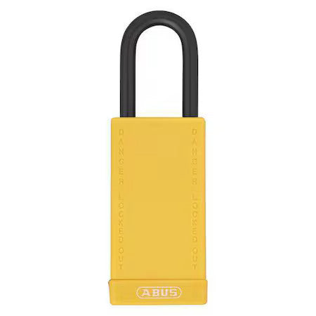 ABUS 74LB/40 KA YELLOW Lockout Padlock,KA,Yellow,3"H