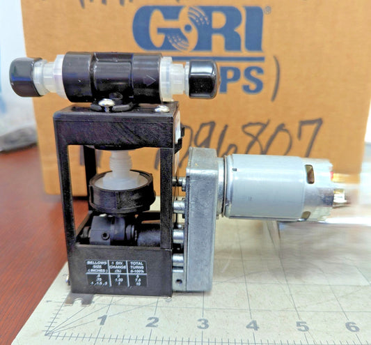 24VDC Mini Bellows Water Pump Grote 1096807, Gorman Rupp 16200-159 NEW [C1S1]