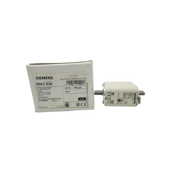 SIEMENS 3NA3836 500V 160A (PKG OF 3) NSMP
