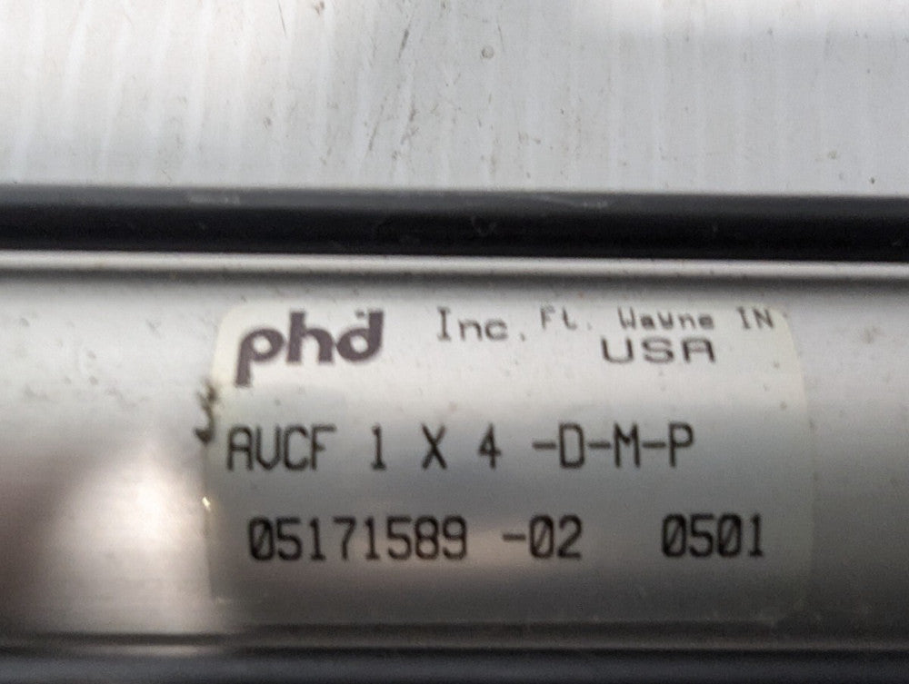 PHD AVCF 1 x 4 -D-M-P Cylinder, 1" bore, 4" stroke -Made in USA