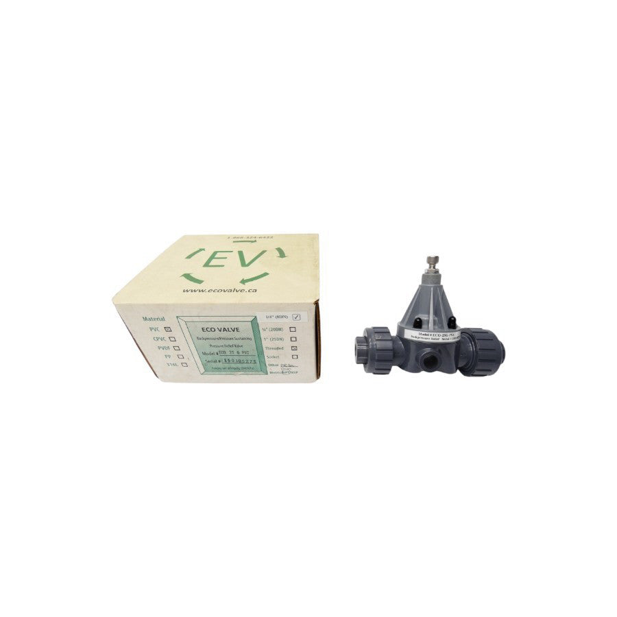 ECO VALVE ECO-25G-PVC 15-150PSI 1/4" NSMP