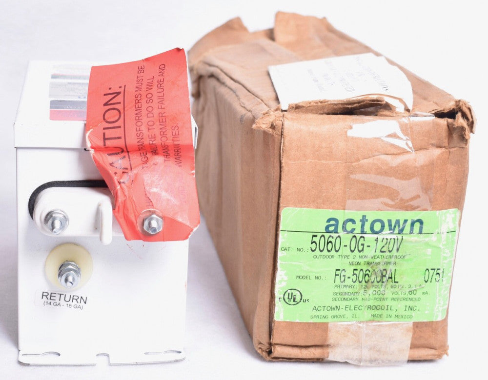 Actown 5060-0G-120V Outdoor Weatherproof Type 2 Neon Transformer  FG-50600BAL