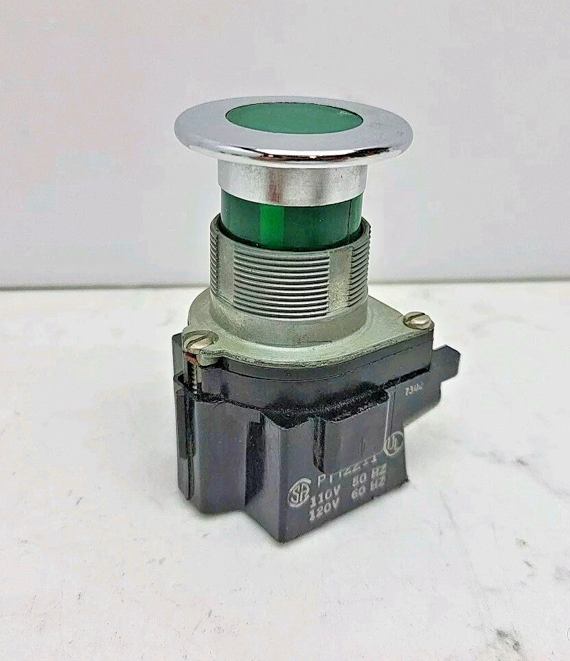 Honeywell PTY2211 Green Push/Pull Button Contactor 30mm 110-120V 85003 