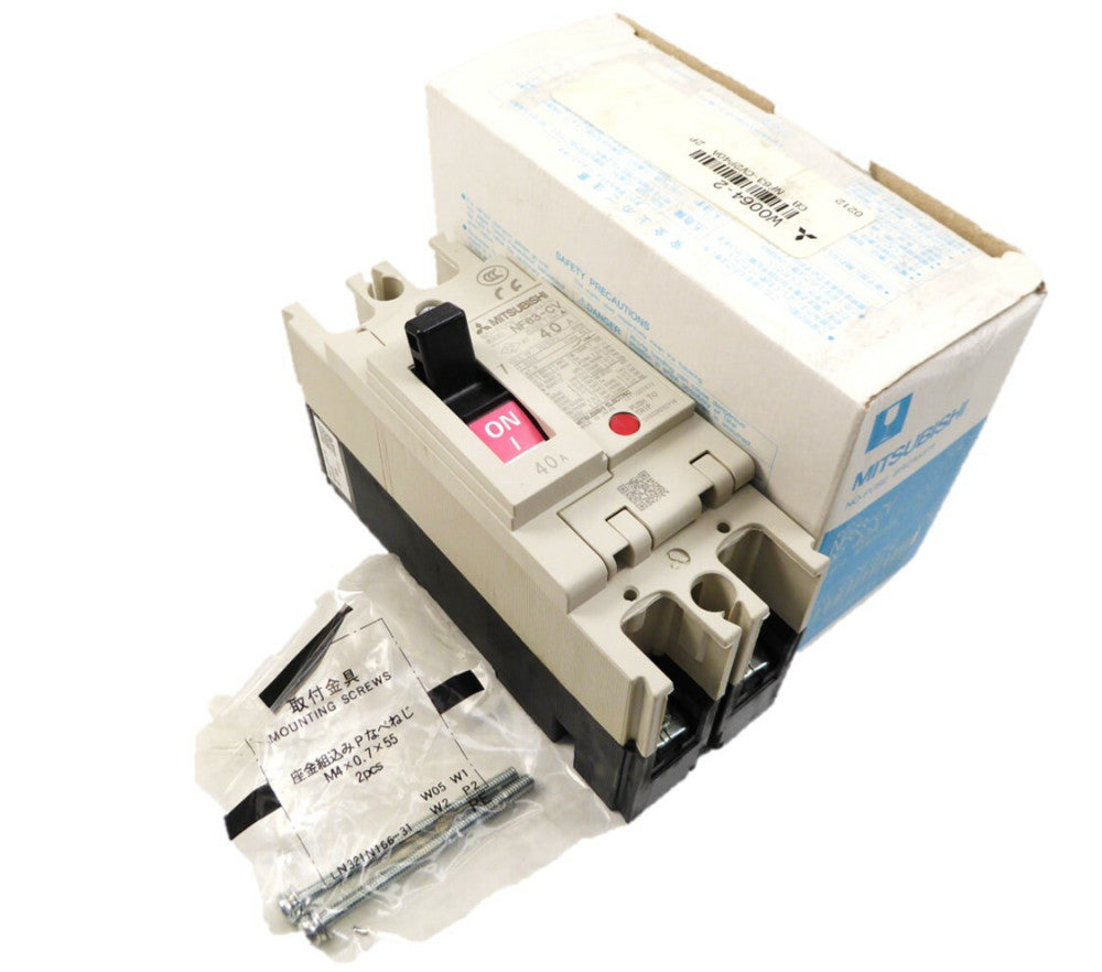 Mitsubishi  NF63-CV  40 Amp 2 Pole Breaker AC/DC *USA Seller* NEW IN BOX