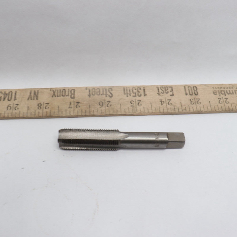 Bottoming Straight Taper Tap 4 -Flute 5/8" 5/8NF18