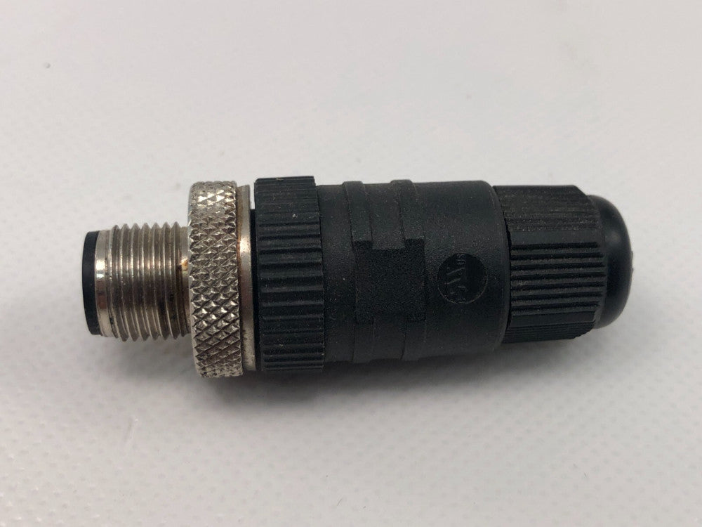 (Lot of 4) Lumberg Automation RSC 4/7 Connector MALE M12-4-Pin Straight 4A
