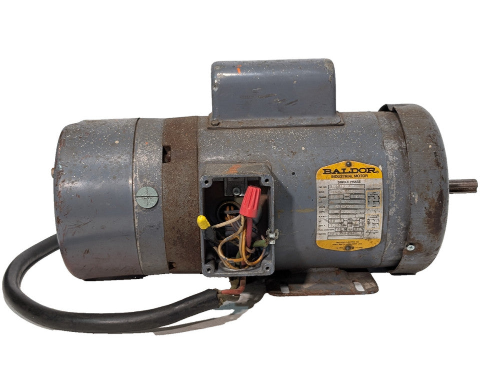 Baldor BL3510 Industrial Motor 1HP, 1PH, 60Hz, 1725RPM, FMC Stearns Brake Assy