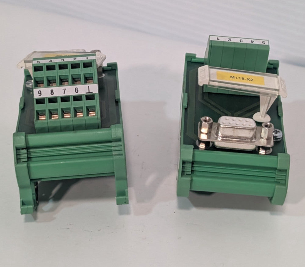 Lot of 2: Phoenix Contact 2295949, FLKMS-D 9 SUB/B/ZFKKDS/PE Interface Modules