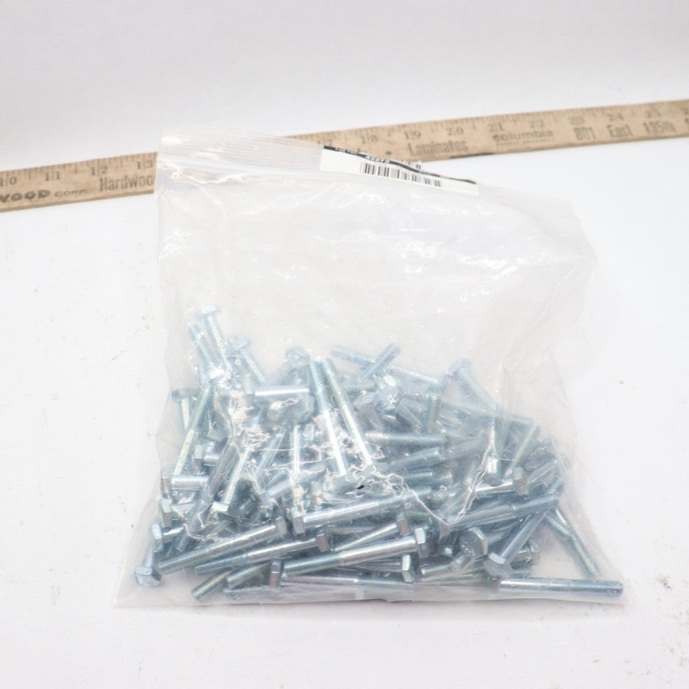 (90-Pk) Hex Bolts Zinc Plated Steel Grade 5 1/4"-28 X 2" 53207