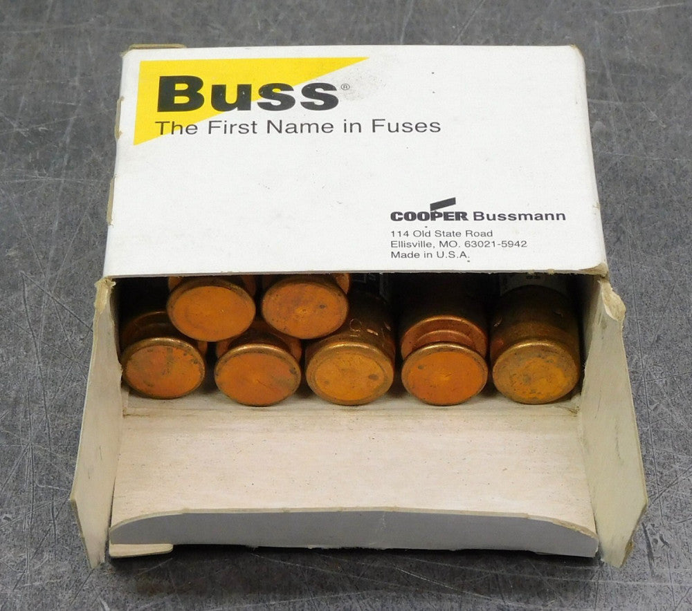 Cooper Bussmann FRN-R-5 Fuse Tron Cartridge Fuse 5A 250V Lot of Seven (7)