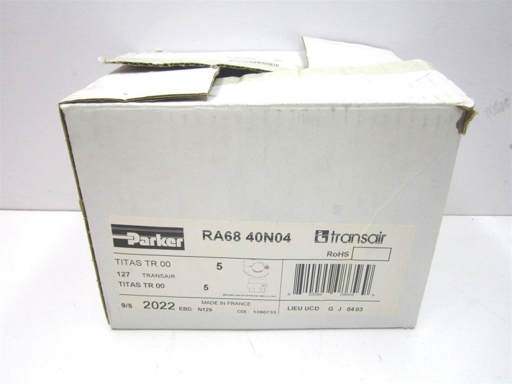 Parker (RA68 40N04) 1/2" NPT Air Hose Bracket for Trans Air Pipe Systems - Qty 3