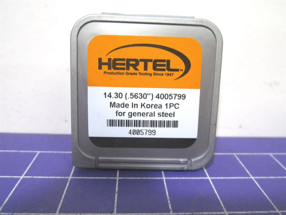 HERTEL (4005799) HMD-MAE05630 HC125 Replaceable Drill Tip 0.5630" Dia. HC125MD