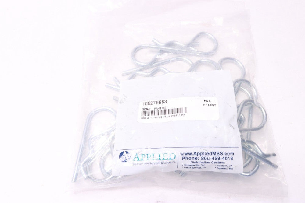 (25-Pk) Applied Presto Pin 3/16" Wire x 3-1/4" O/L 106276683