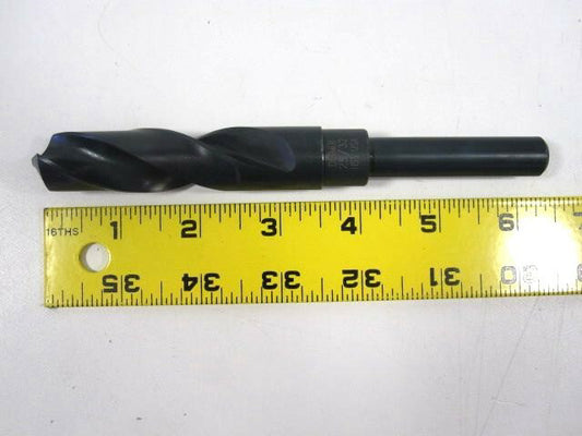 (85401610) 25/32" x 3-1/2" x 6-1/2" OAL Black Oxide HSS Reduced Shank Drill Bit