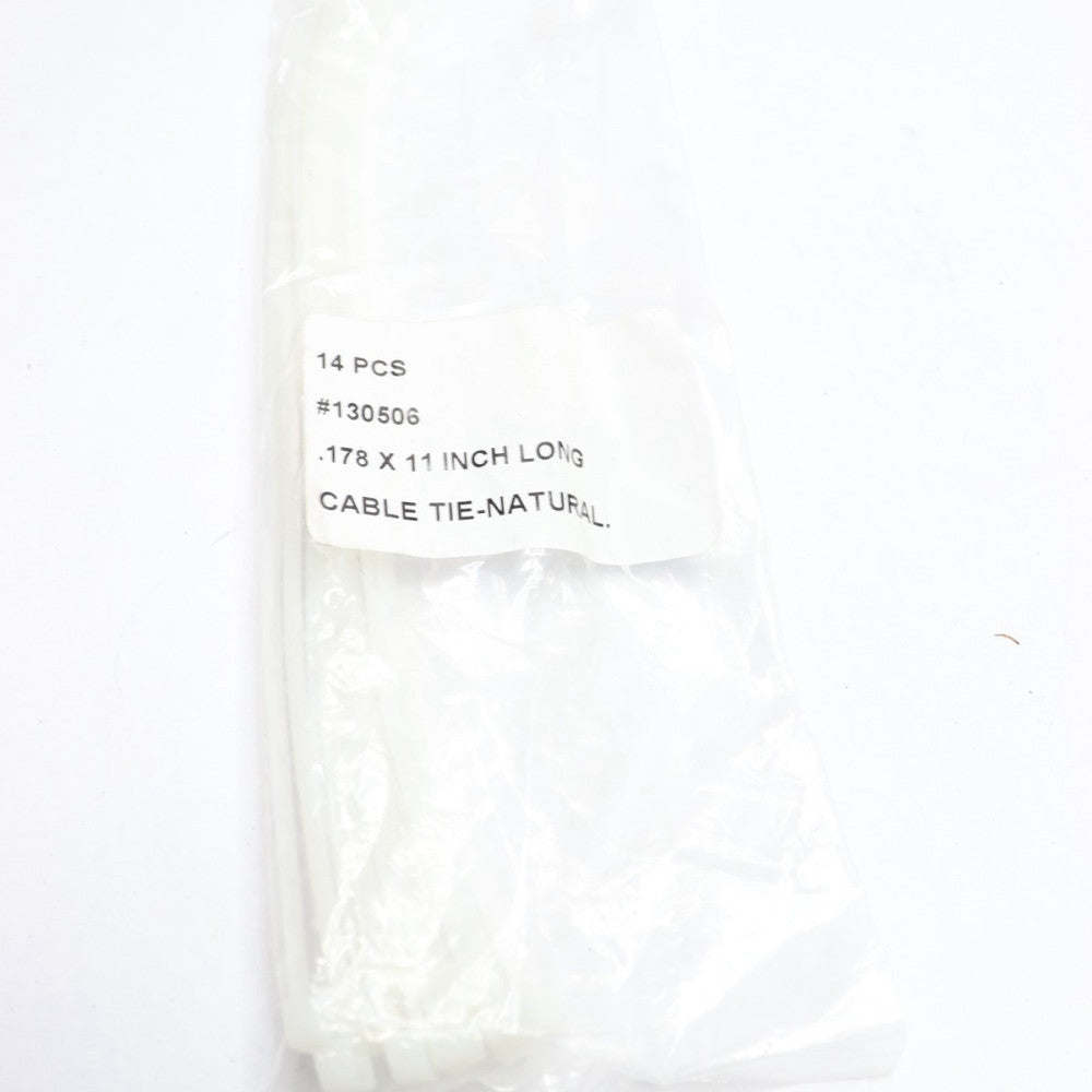 (14-Pk) Cable Tie Locking Straps #50 11" L x 0.178" W 130506
